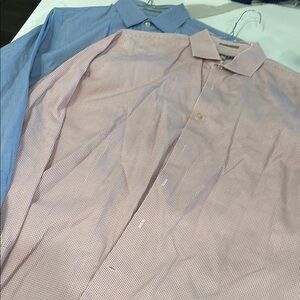 Men's Blue and Red Checkered Shirt